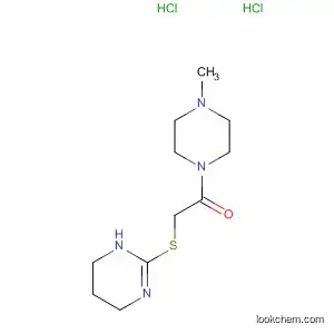Piperazine, 1-methyl-4-[[(1,4,5,6-tetrahydro-2-pyrimidinyl)thio]acetyl]-,
dihydrochloride