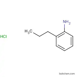 Molecular Structure of 93561-38-7 (Benzenamine, 2-propyl-, hydrochloride)