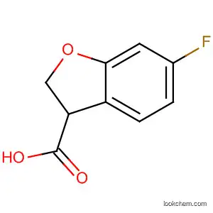 Molecular Structure of 93670-19-0 (3-Benzofurancarboxylic acid, 5-fluoro-2,3-dihydro-)