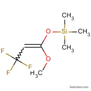 Molecular Structure of 93885-05-3 (Silane, trimethyl[(3,3,3-trifluoro-1-methoxy-1-propenyl)oxy]-)