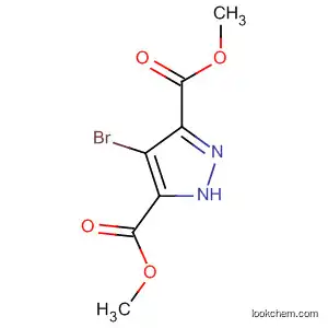 Molecular Structure of 94009-29-7 (1H-Pyrazole-3,5-dicarboxylic acid, 4-bromo-, dimethyl ester)