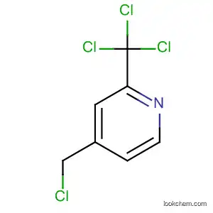 Molecular Structure of 94126-96-2 (Pyridine, 4-(chloromethyl)-2-(trichloromethyl)-)