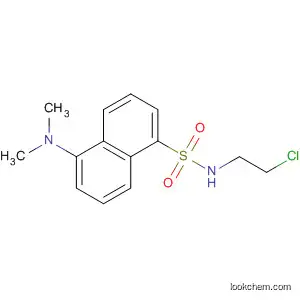 Molecular Structure of 94194-83-9 (1-Naphthalenesulfonamide, N-(2-chloroethyl)-5-(dimethylamino)-)