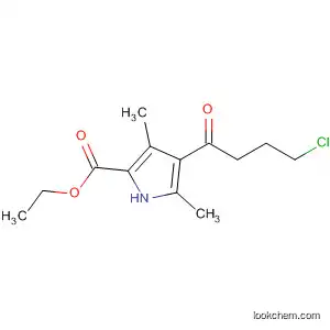 1H-Pyrrole-2-carboxylic acid, 4-(4-chloro-1-oxobutyl)-3,5-dimethyl-,
ethyl ester