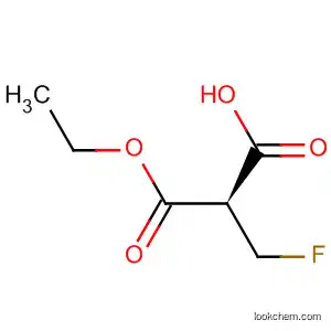 Propanedioic acid, fluoromethyl-, monoethyl ester, (R)-