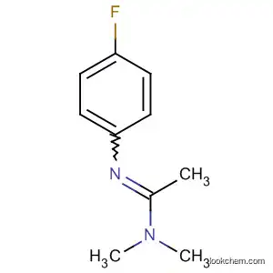 Molecular Structure of 94793-29-0 (Ethanimidamide, N'-(4-fluorophenyl)-N,N-dimethyl-)