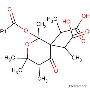 2H-Pyran-3,3(4H)-dipropanoic acid, dihydro-6,6-dimethyl-4-oxo-,
dimethyl ester