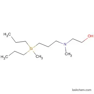 Molecular Structure of 95521-21-4 (Ethanol, 2-[methyl[3-(methyldipropylsilyl)propyl]amino]-)