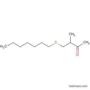 2-Butanone, 4-(heptylthio)-3-methyl-