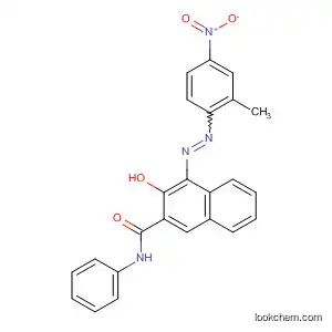 Molecular Structure of 10165-38-5 (2-Naphthalenecarboxamide,
3-hydroxy-4-[(2-methyl-4-nitrophenyl)azo]-N-phenyl-)