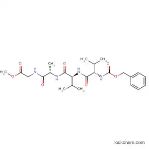Glycine, N-[N-[N-[N-[(phenylmethoxy)carbonyl]-L-valyl]-L-valyl]-L-alanyl]-,
methyl ester