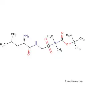 Molecular Structure of 105141-67-1 (Glycinamide, N-[(1,1-dimethylethoxy)carbonyl]-L-leucyl-N,N-dimethyl-)