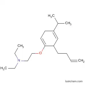 Molecular Structure of 106777-57-5 (Ethanamine,
2-[[6-(3-butenyl)-4-(1-methylethyl)-1,4-cyclohexadien-1-yl]oxy]-N,N-dieth
yl-)