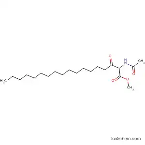 Molecular Structure of 107649-72-9 (Octadecanoic acid, 2-(acetylamino)-3-oxo-, methyl ester)