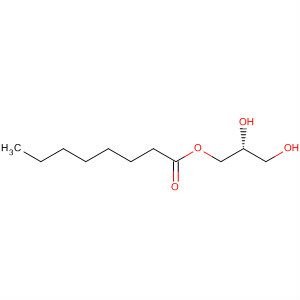Molecular Structure of 109785-17-3 (Octanoic acid, 2,3-dihydroxypropyl ester, (R)-)