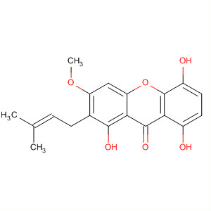 9H-Xanthen-9-one, 1,5,8-trihydroxy-3-methoxy-2-(3-methyl-2-butenyl)-