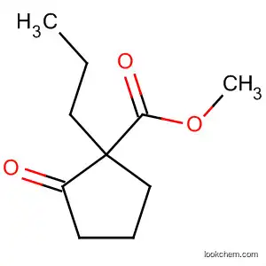 Molecular Structure of 110528-54-6 (Cyclopentanecarboxylic acid, 2-oxo-1-propyl-, methyl ester)