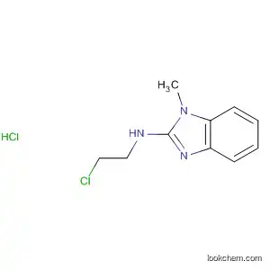 Molecular Structure of 111679-19-7 (1H-Benzimidazol-2-amine, N-(2-chloroethyl)-1-methyl-,
monohydrochloride)