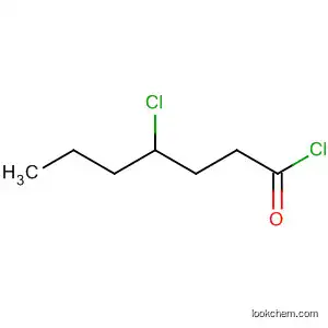 Molecular Structure of 111680-87-6 (Heptanoyl chloride, 4-chloro-)