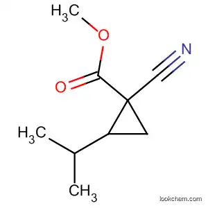 시클로프로판카르복실산, 1-시아노-2-(1-메틸에틸)-, 메틸 에스테르, 트랜스-(9CI)