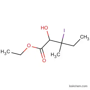 Pentanoic acid, 2-hydroxy-3-iodo-3-methyl-, ethyl ester