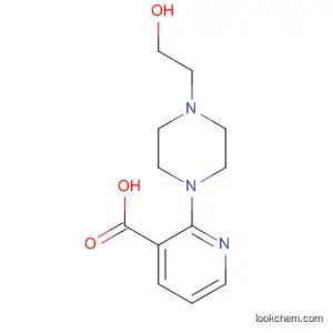 Molecular Structure of 111855-51-7 (2-[4-(2-Hydroxyethyl)-1-piperazinyl]nicotinic acid)