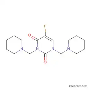 Molecular Structure of 111971-32-5 (5-Methyl-1,3-bis-piperidin-1-ylmethyl-1H-pyrimidine-2,4-dione)