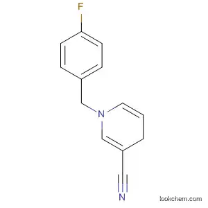 Molecular Structure of 111977-10-7 (3-Pyridinecarbonitrile, 1-[(4-fluorophenyl)methyl]-1,4-dihydro-)