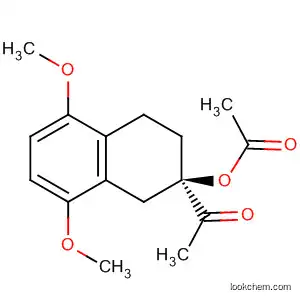 Ethanone,
1-[2-(acetyloxy)-1,2,3,4-tetrahydro-5,8-dimethoxy-2-naphthalenyl]-, (R)-