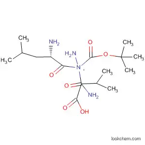 Molecular Structure of 112372-44-8 (L-Valine, N-[N-[(1,1-dimethylethoxy)carbonyl]-L-leucyl]-, hydrazide)