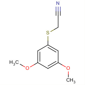 Molecular Structure of 112664-30-9 (Acetonitrile, [(3,5-dimethoxyphenyl)thio]-)