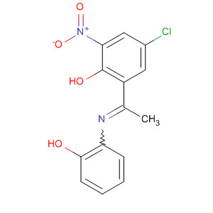4-CHLORO-2-[1-[(2-HYDROXYPHENYL)IMINO]ETHYL]-6-NITRO-PHENOL