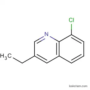 Molecular Structure of 112955-05-2 (Quinoline, 8-chloro-3-ethyl-)