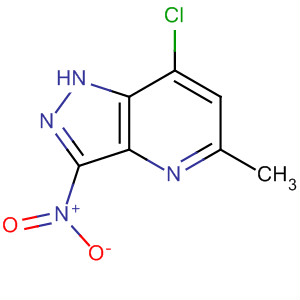 1H-Pyrazolo[4,3-b]pyridine, 7-chloro-5-methyl-3-nitro-