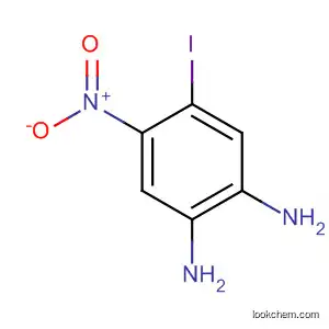 Molecular Structure of 113269-12-8 (4-Iodo-5-nitrobenzene-1,2-diaMine)