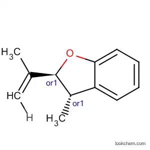 Molecular Structure of 113334-53-5 (Benzofuran, 2,3-dihydro-3-methyl-2-(1-methylethenyl)-, trans-)