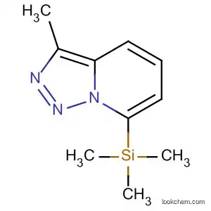 Molecular Structure of 113385-65-2 ([1,2,3]Triazolo[1,5-a]pyridine, 3-methyl-7-(trimethylsilyl)-)