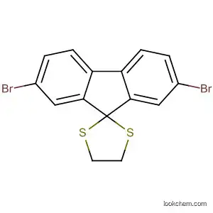 Molecular Structure of 113425-39-1 (Spiro[1,3-dithiolane-2,9'-[9H]fluorene], 2',7'-dibromo-)