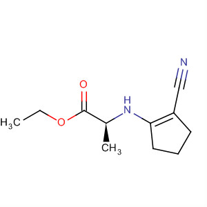 L-Alanine, N-(2-cyano-1-cyclopenten-1-yl)-, ethyl ester