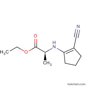L-Alanine, N-(2-cyano-1-cyclopenten-1-yl)-, ethyl ester