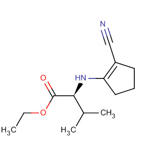 L-Valine, N-(2-cyano-1-cyclopenten-1-yl)-, ethyl ester