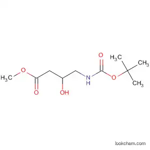 Molecular Structure of 113525-98-7 (Butanoic acid, 4-[[(1,1-dimethylethoxy)carbonyl]amino]-3-hydroxy-,
methyl ester)