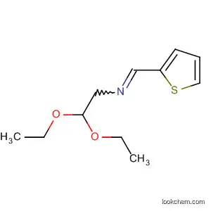 Molecular Structure of 113825-04-0 (Ethanamine, 2,2-diethoxy-N-(2-thienylmethylene)-)