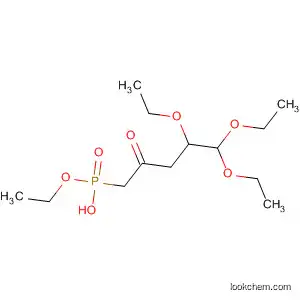 Molecular Structure of 113848-04-7 (5,5-Diethoxy-4-hydroxy-2-oxopentylphosphonic acid diethyl ester)