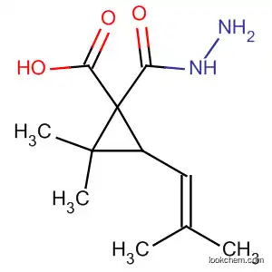 Molecular Structure of 113904-76-0 (2,2-DiMethyl-3-(2-Methyl-1-propenyl)cyclopropanecarbohydrazide)