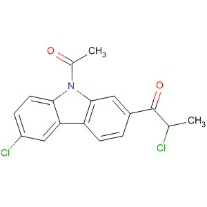 1-Propanone, 1-(9-acetyl-6-chloro-9H-carbazol-2-yl)-2-chloro-
