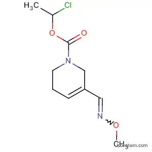 1(2H)-Pyridinecarboxylic acid, 3,6-dihydro-5-[(methoxyimino)methyl]-,
1-chloroethyl ester