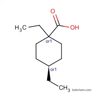 Cyclohexanecarboxylic acid, 1,4-diethyl-, trans-