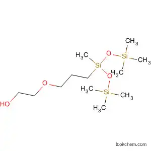 Molecular Structure of 23785-50-4 (Ethanol,
2-[3-[1,3,3,3-tetramethyl-1-[(trimethylsilyl)oxy]disiloxanyl]propoxy]-)