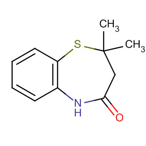 1,5-Benzothiazepin-4(5H)-one, 2,3-dihydro-2,2-dimethyl-